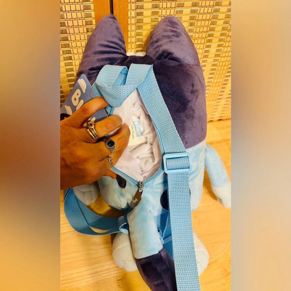Bluey Stuffed Animal plushie backpack bag school